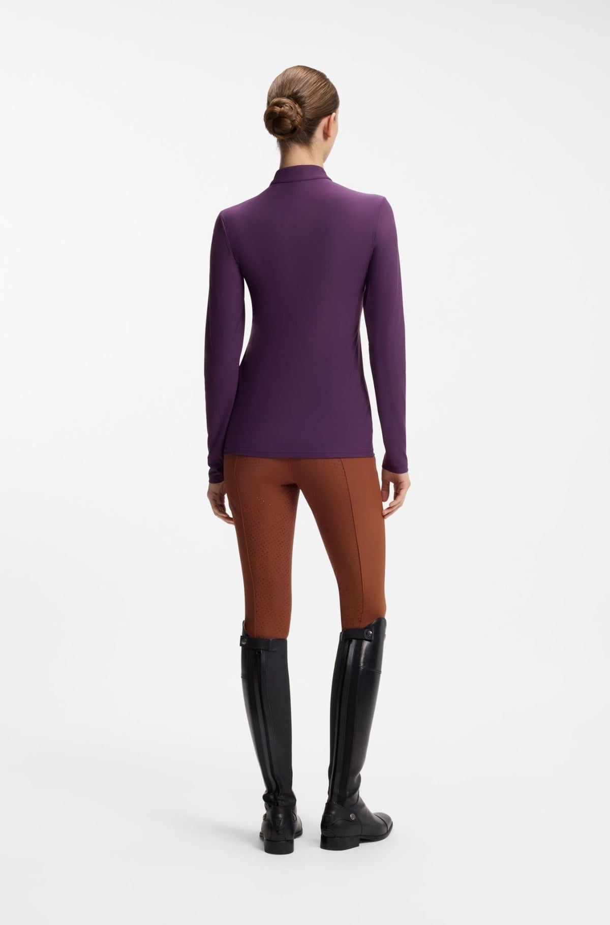 Boss Equestrian Minou Training Shirt Dames Deep Purple