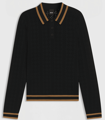 Boss Equestrian Pam Knitwear Polo Ajor Soft Dames Dames Truien & Sweaters - Maddelin Equestrian Boss Equestrian