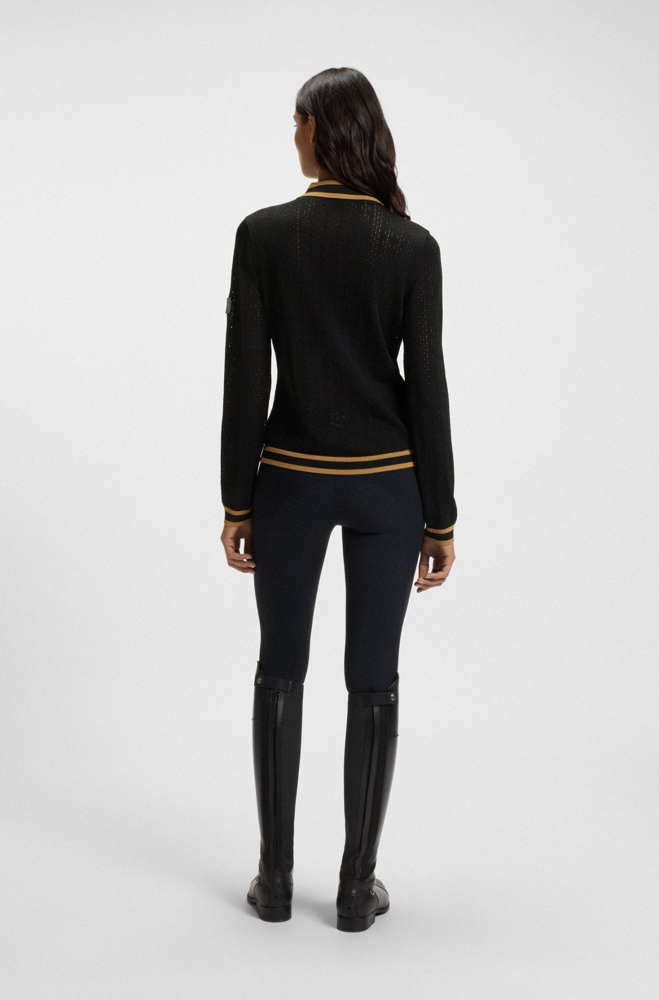 Boss Equestrian Pam Knitwear Polo Ajor Soft Dames Dames Truien & Sweaters - Maddelin Equestrian Boss Equestrian