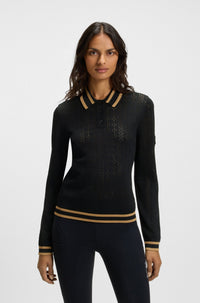 Boss Equestrian Pam Knitwear Polo Ajor Soft Dames Dames Truien & Sweaters - Maddelin Equestrian Boss Equestrian