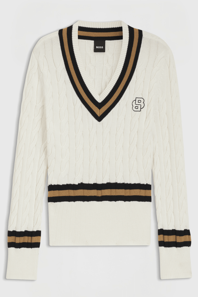 Boss Equestrian Paula Knitwear Jumper Cable Dames Dames Truien & Sweaters - Maddelin Equestrian Boss Equestrian