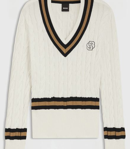 Boss Equestrian Paula Knitwear Jumper Cable Dames Dames Truien & Sweaters - Maddelin Equestrian Boss Equestrian