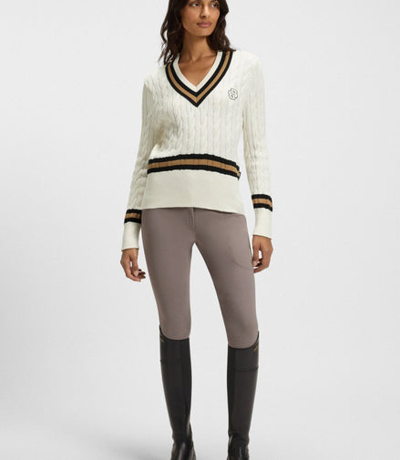 Boss Equestrian Paula Knitwear Jumper Cable Dames Dames Truien & Sweaters - Maddelin Equestrian Boss Equestrian
