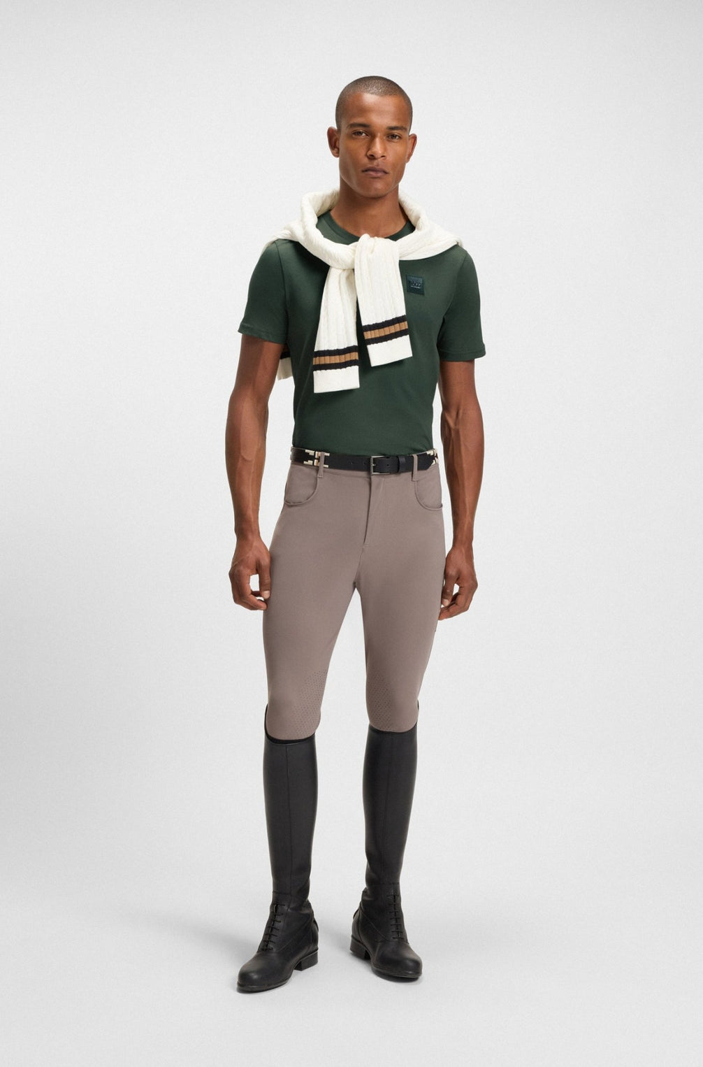 Boss Equestrian Pierce Patch T-shirt Heren Heren Shirts & sweaters - Maddelin Equestrian Boss Equestrian