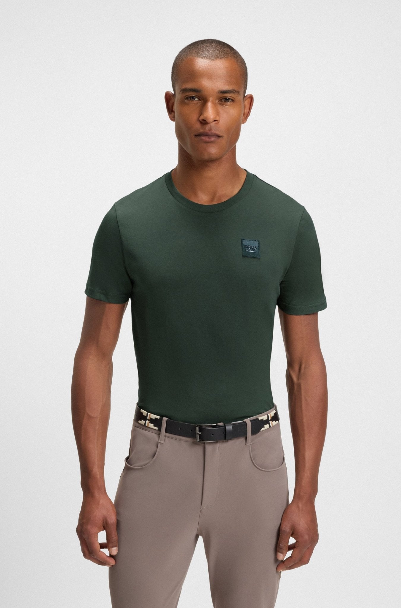 Boss Equestrian Pierce Patch T-shirt Heren Heren Shirts & sweaters - Maddelin Equestrian Boss Equestrian