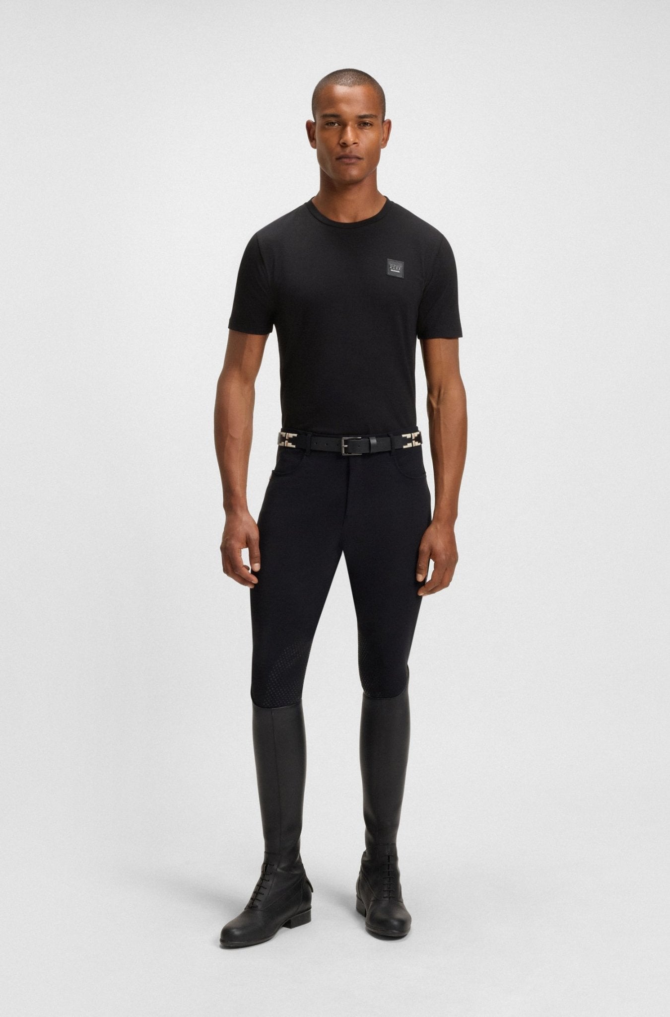 Boss Equestrian Pierce Patch T-shirt Heren Heren Shirts & sweaters - Maddelin Equestrian Boss Equestrian