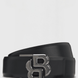 Boss Equestrian Rachel Reverse Belt Double B Riem Dames - Zwart / Deep Purple