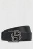 Boss Equestrian Rachel Reverse Belt Double B Riem Dames - Zwart / Deep Purple