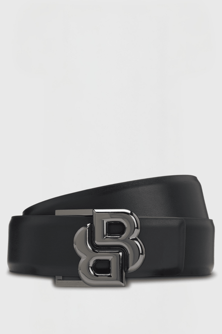 Boss Equestrian Rachel Reverse Belt Double B Riem Dames - Zwart / Deep Purple