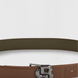 Boss Equestrian Rachel Reverse Belt Double B Riem Dames - Tortoise / Tealeaf