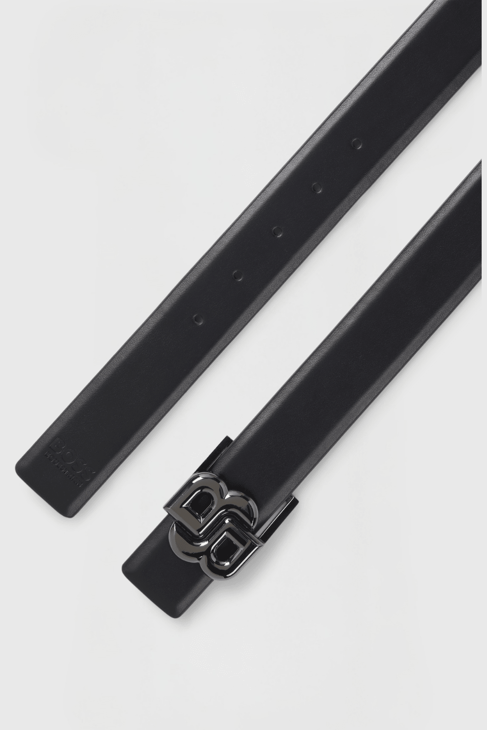 Boss Equestrian Rachel Reverse Belt Double B Riem Dames - Zwart / Deep Purple
