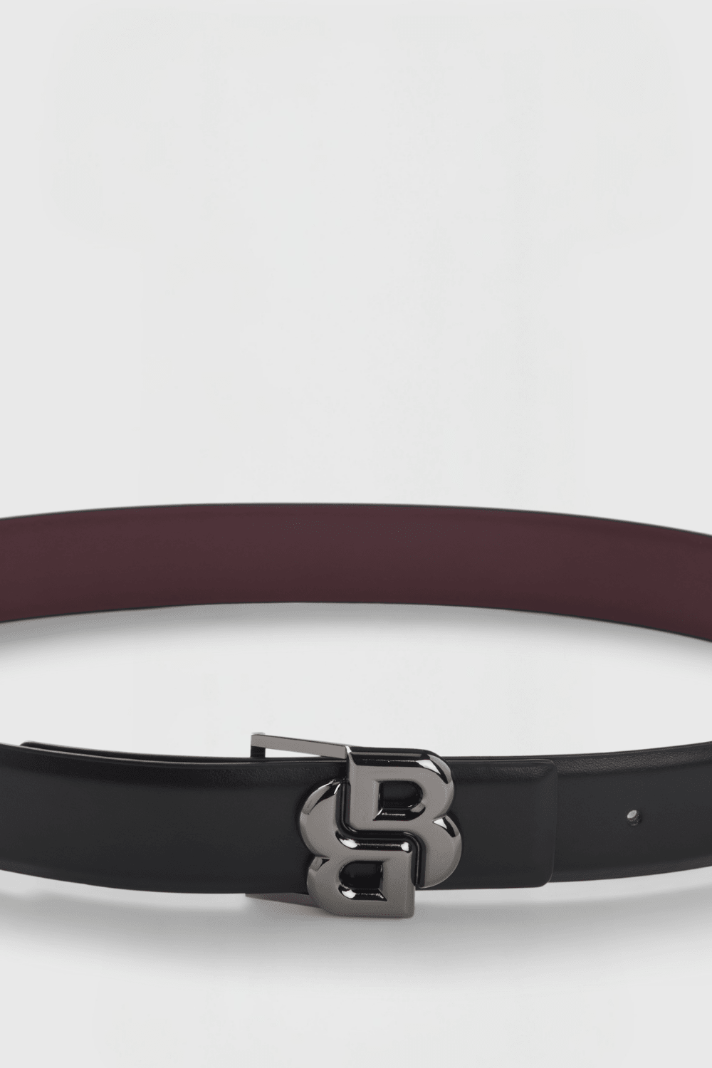 Boss Equestrian Rachel Reverse Belt Double B Riem Dames - Zwart / Deep Purple