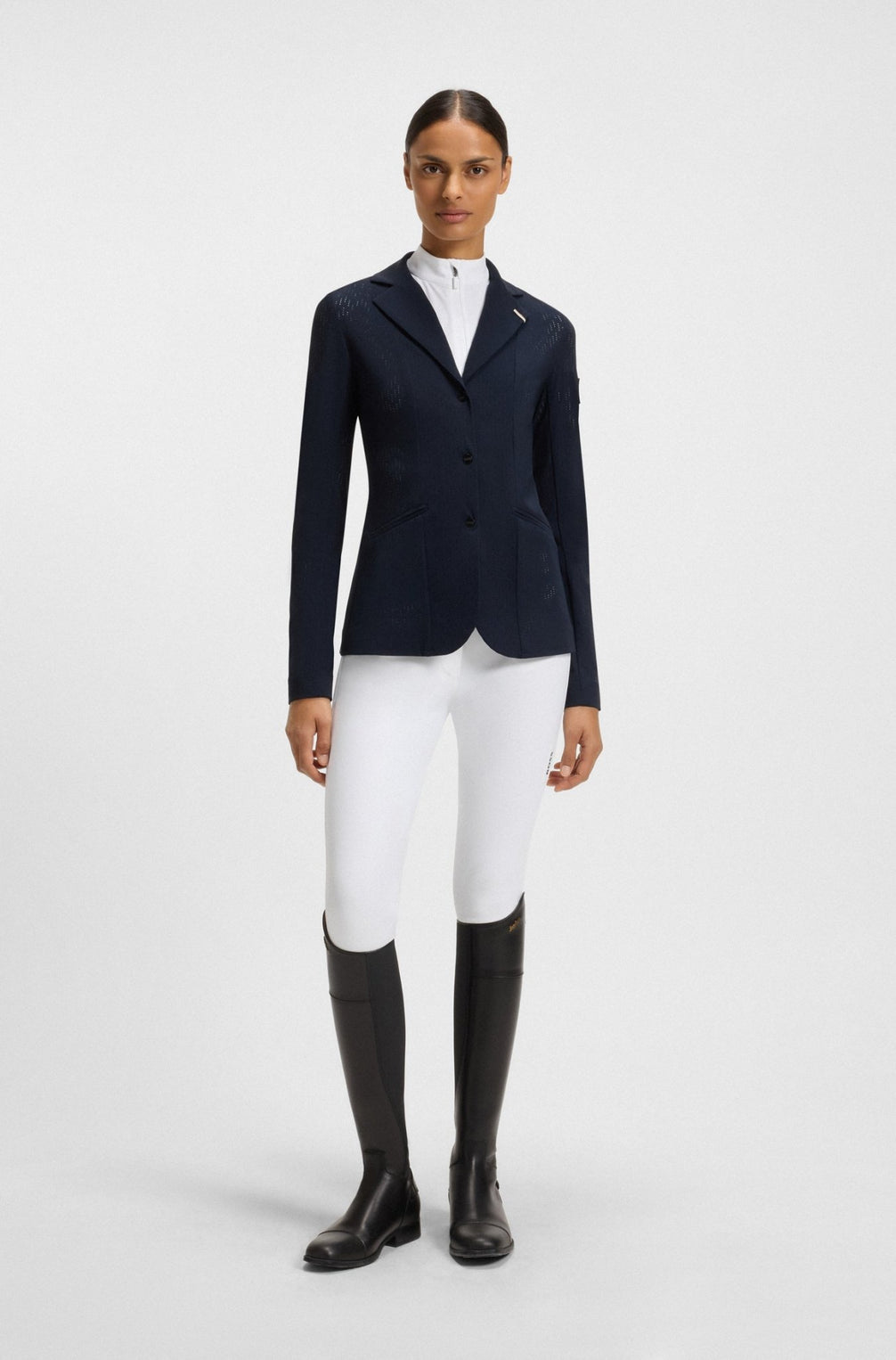 Boss Equestrian Rijbroek Dames Hoge Taille Full Grip Hailey Core Dames Rijbroeken - Maddelin Equestrian Boss Equestrian