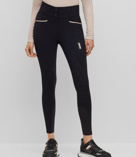 Boss Equestrian Rijbroek Dames Hoge Taille Full Grip Hailey Core Dames Rijbroeken - Maddelin Equestrian Boss Equestrian