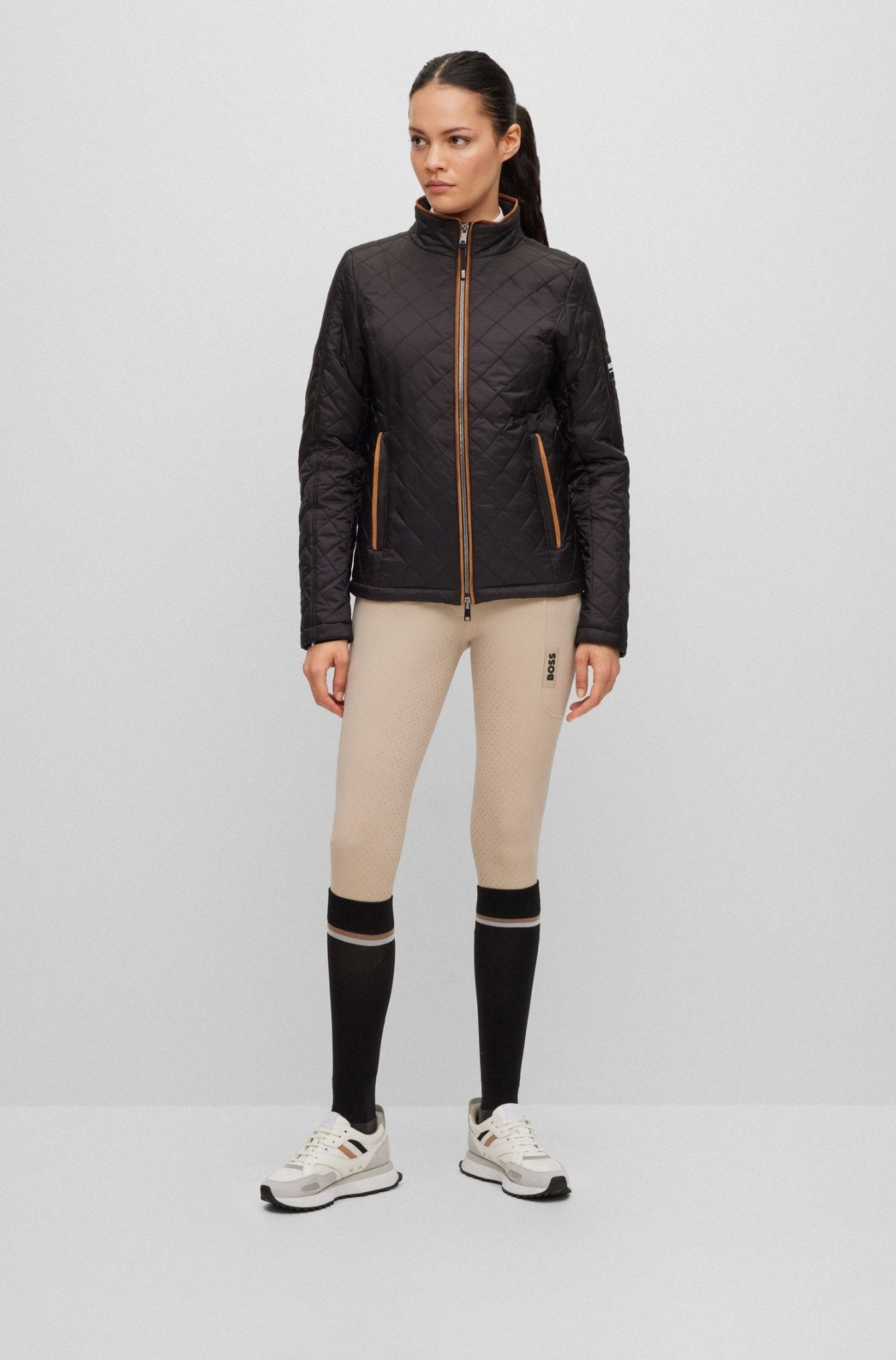Boss Equestrian Rijbroek Dames Hoge Taille Full Grip Hailey Core Dames Rijbroeken - Maddelin Equestrian Boss Equestrian