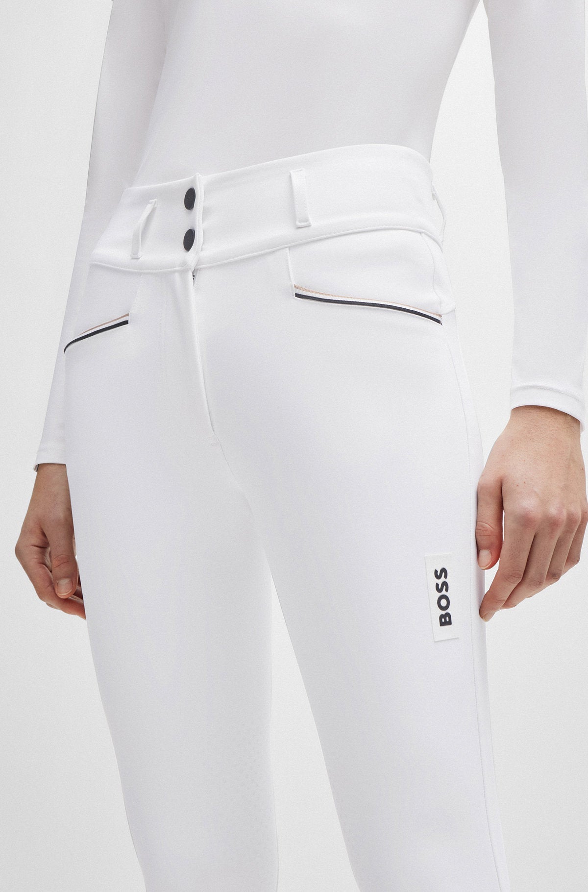 Boss Equestrian Rijbroek Dames Hoge Taille Knie Grip Hannah Core Dames Rijbroeken - Maddelin Equestrian Boss Equestrian