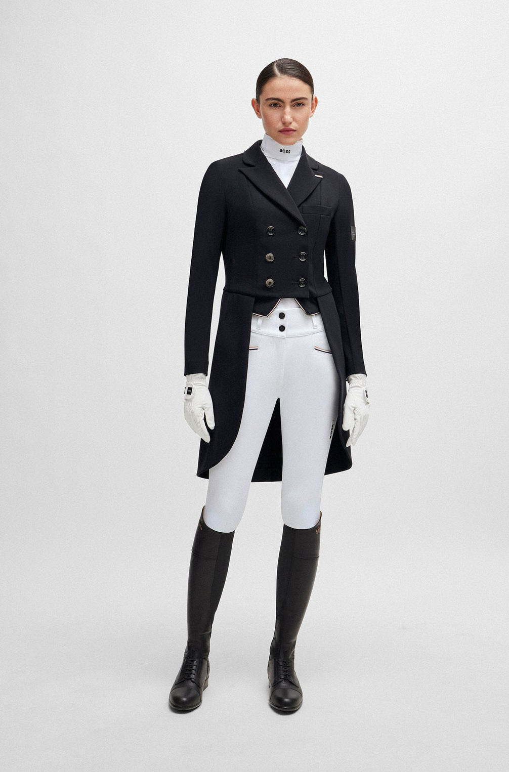 Boss Equestrian Rijbroek Dames Hoge Taille Knie Grip Hannah Core Dames Rijbroeken - Maddelin Equestrian Boss Equestrian