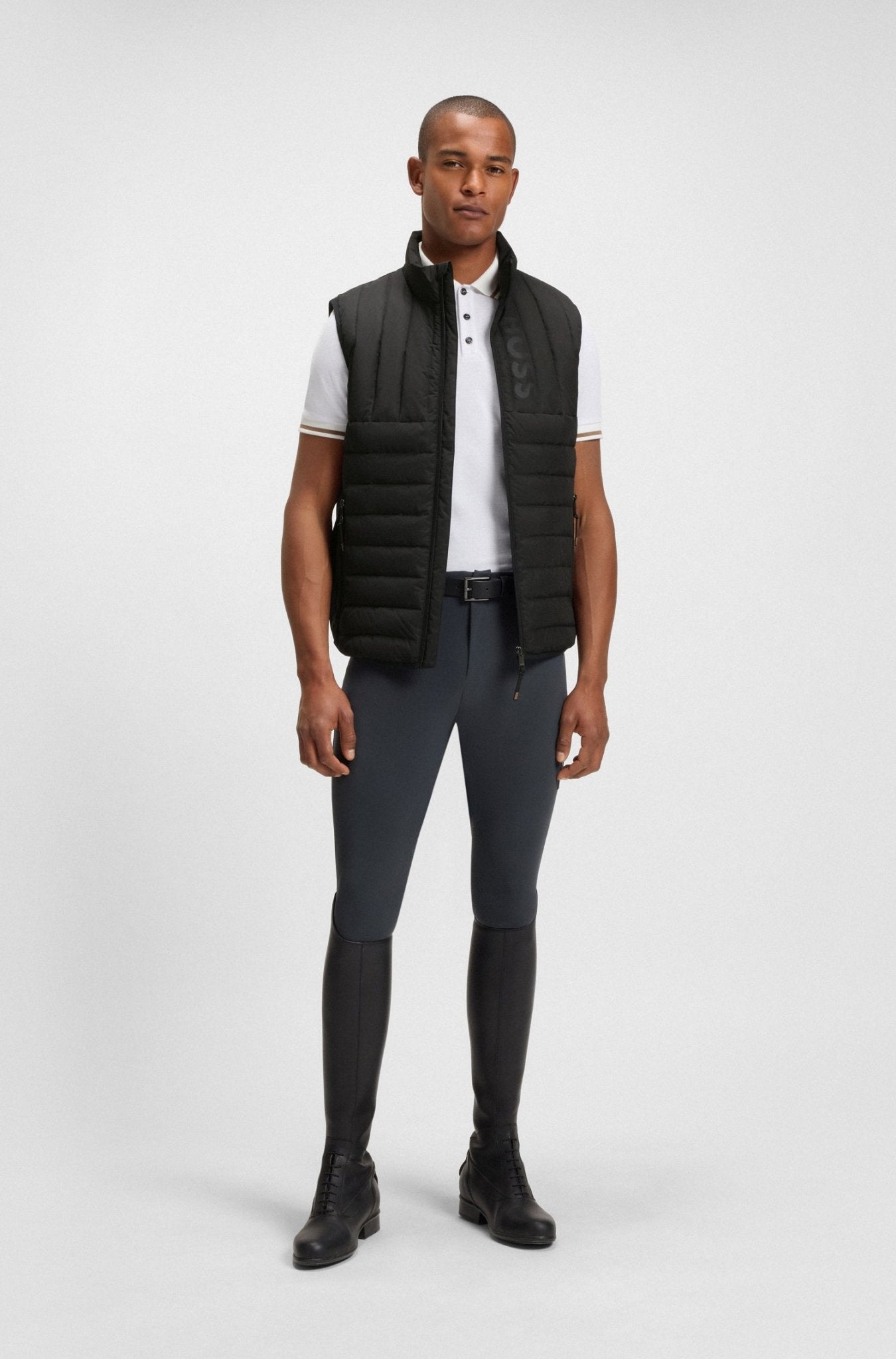 Boss Equestrian Ruben Light Puffer Vest Heren Heren Jassen - Maddelin Equestrian Boss Equestrian