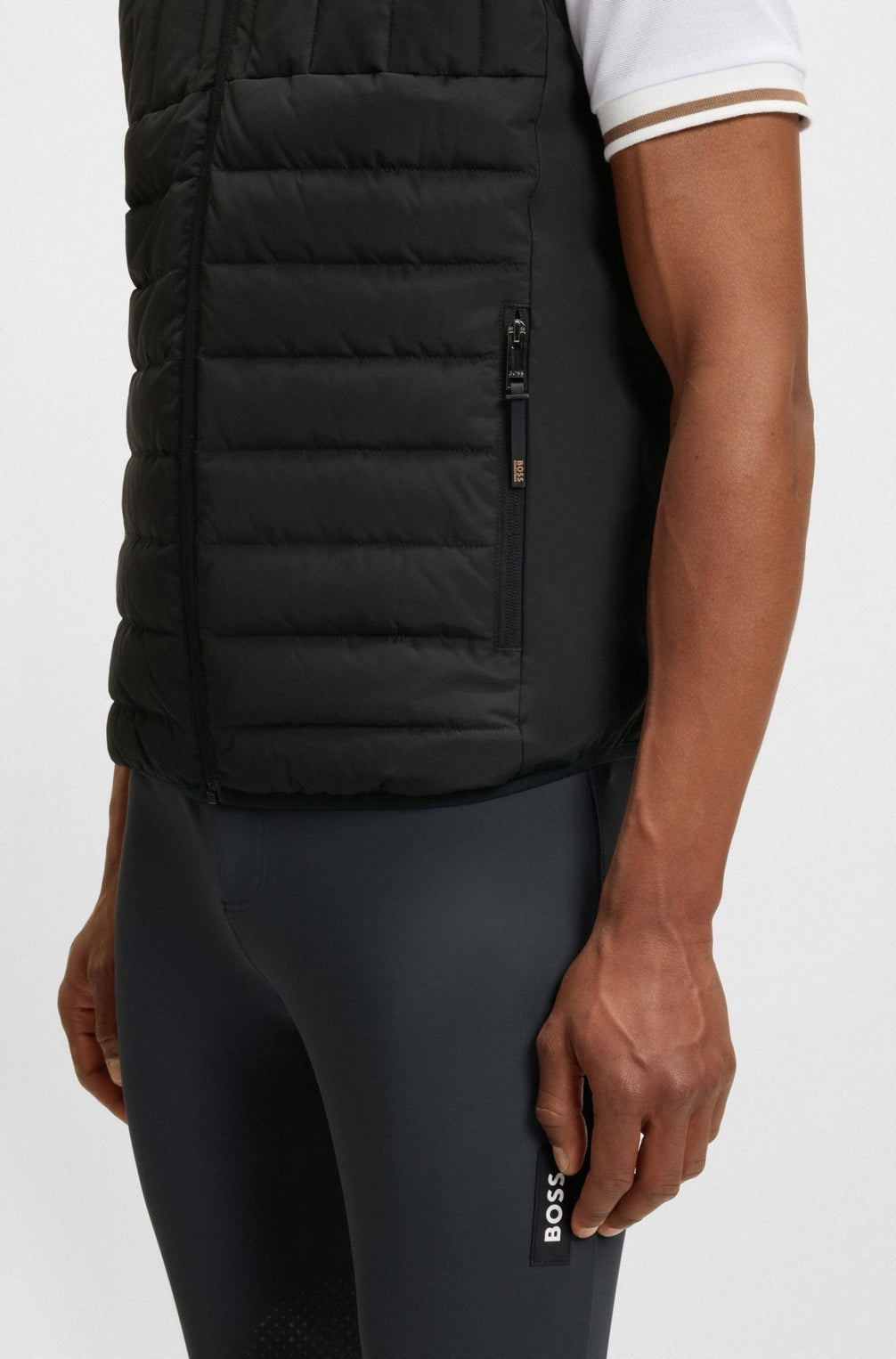 Boss Equestrian Ruben Light Puffer Vest Heren Heren Jassen - Maddelin Equestrian Boss Equestrian