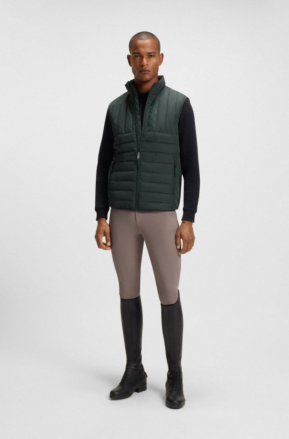 Boss Equestrian Ruben Light Puffer Vest Heren Heren Jassen - Maddelin Equestrian Boss Equestrian