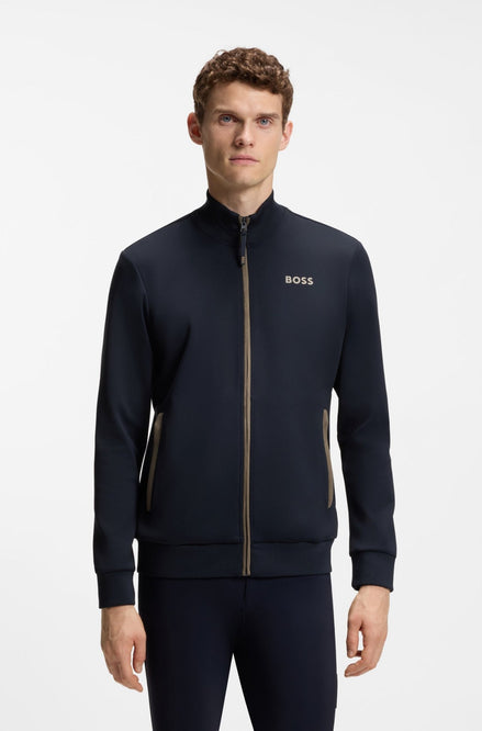 Boss Equestrian Sammy Function Cardigan Vest Heren - Sky Captain