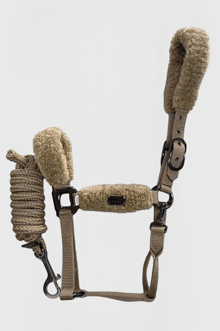 Boss Equestrian Santiago Halster & Panama Touw Set Camel