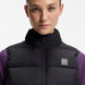 Boss Equestrian Viola Knitted Puffer Bodywarmer Dames Zwart