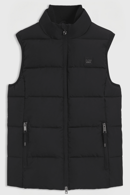 Boss Equestrian Viola Knitted Puffer Bodywarmer Dames Zwart