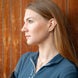 Equestrian Jewelry oorbellen Moly: sobere hoefijzer-oorknopjes zonder steentjes, in zilver of goud