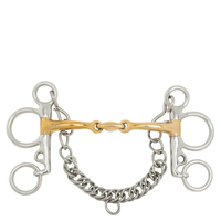 BR Dubbel gebroken Baby Pelhambit Soft Contact - 14mm Pelham - Maddelin Equestrian BR