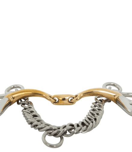 BR Dubbel gebroken Baby Pelhambit Soft Contact - 14mm Pelham - Maddelin Equestrian BR