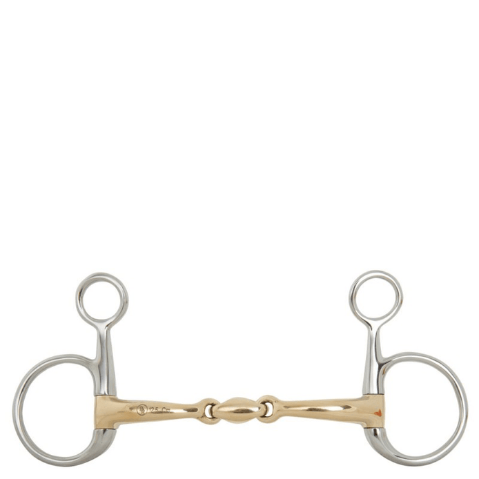 BR Dubbel gebroken Bauchertrens Soft Contact 3ring, Beval, Kimblewick, RNF, Butterfly,... - Maddelin Equestrian BR