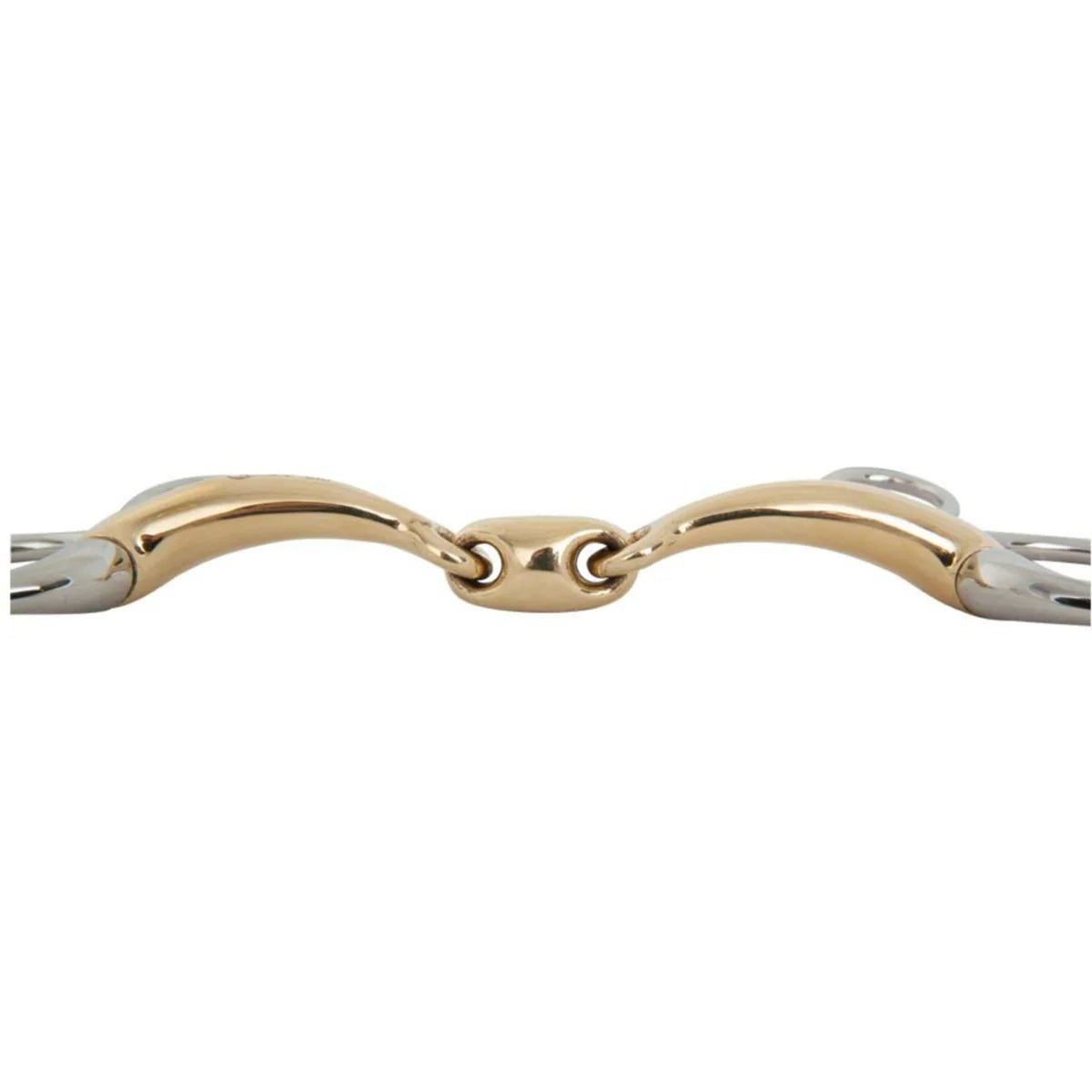 BR Dubbel gebroken Bauchertrens Soft Contact 3ring, Beval, Kimblewick, RNF, Butterfly,... - Maddelin Equestrian BR