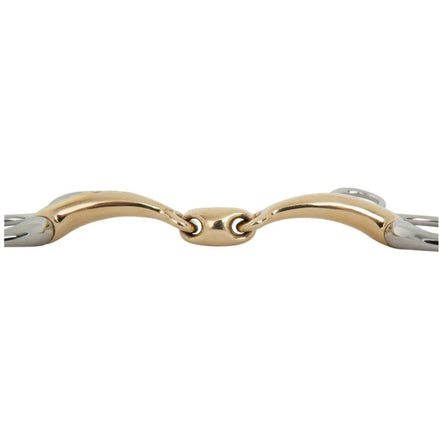 BR Dubbel gebroken Bauchertrens Soft Contact 3ring, Beval, Kimblewick, RNF, Butterfly,... - Maddelin Equestrian BR