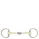 BR Dubbel Gebroken Bustrens Apple Mouth 14mm Bus, D, Eggbutt,... - Maddelin Equestrian BR