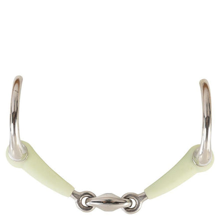 BR Dubbel Gebroken Bustrens Apple Mouth 14mm Bus, D, Eggbutt,... - Maddelin Equestrian BR