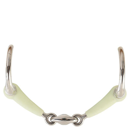 BR Dubbel Gebroken Bustrens Apple Mouth 14mm Bus, D, Eggbutt,... - Maddelin Equestrian BR