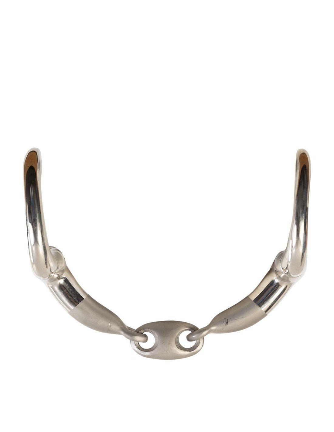 BR Dubbel Gebroken Bustrens Satin Sense Bus, D, Eggbutt,... - Maddelin Equestrian BR