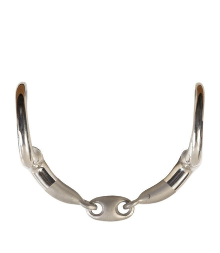 BR Dubbel Gebroken Bustrens Satin Sense Bus, D, Eggbutt,... - Maddelin Equestrian BR