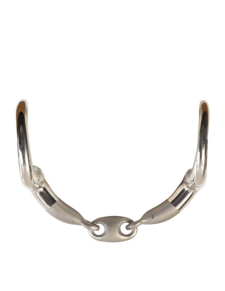 BR Dubbel Gebroken Bustrens Satin Sense Bus, D, Eggbutt,... - Maddelin Equestrian BR
