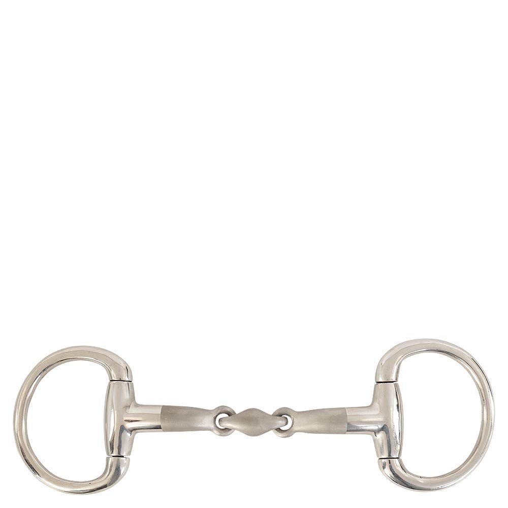BR Dubbel Gebroken Bustrens Satin Sense Bus, D, Eggbutt,... - Maddelin Equestrian BR