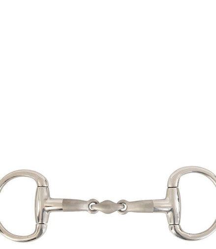 BR Dubbel Gebroken Bustrens Satin Sense Bus, D, Eggbutt,... - Maddelin Equestrian BR