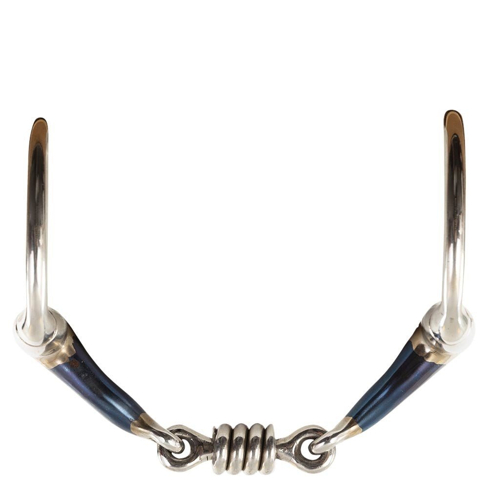 BR Dubbel Gebroken Bustrens Sweet Iron 14 mm Bus, D, Eggbutt,... - Maddelin Equestrian BR