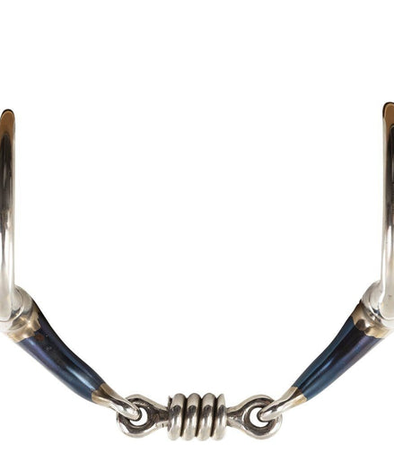 BR Dubbel Gebroken Bustrens Sweet Iron 14 mm Bus, D, Eggbutt,... - Maddelin Equestrian BR