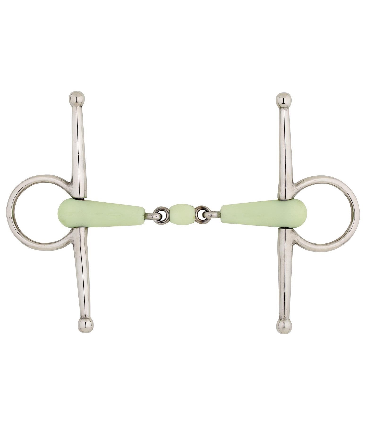 BR Dubbel Gebroken Kneveltrens Apple Mouth - 15mm Bus, D, Eggbutt,... - Maddelin Equestrian BR