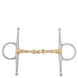 BR Dubbel gebroken kneveltrens Soft Contact Bus, D, Eggbutt,... - Maddelin Equestrian BR