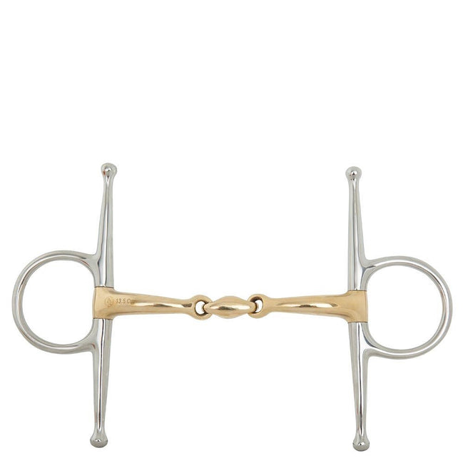 BR Dubbel gebroken kneveltrens Soft Contact Bus, D, Eggbutt,... - Maddelin Equestrian BR