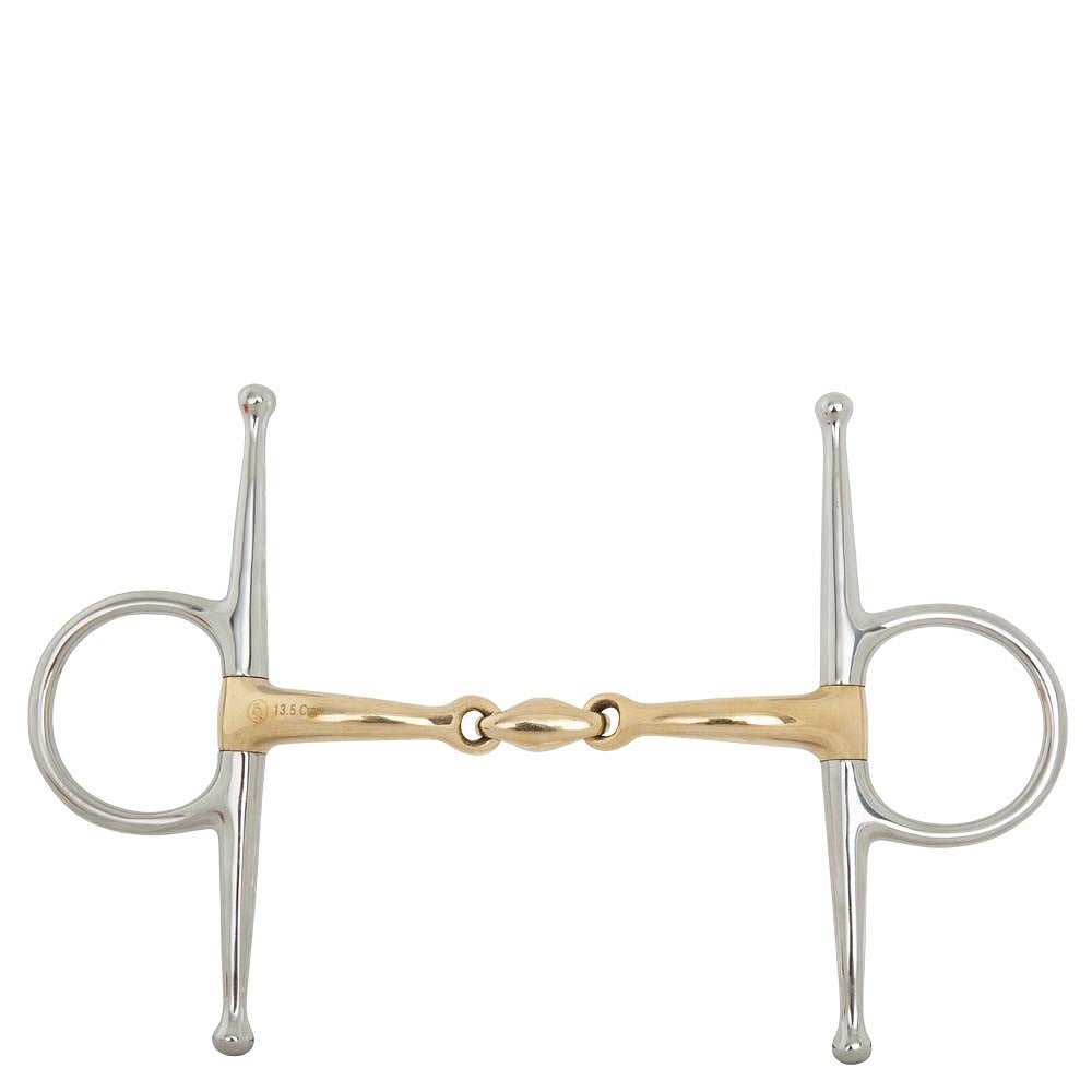 BR Dubbel gebroken kneveltrens Soft Contact Bus, D, Eggbutt,... - Maddelin Equestrian BR