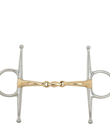 BR Dubbel gebroken kneveltrens Soft Contact Bus, D, Eggbutt,... - Maddelin Equestrian BR