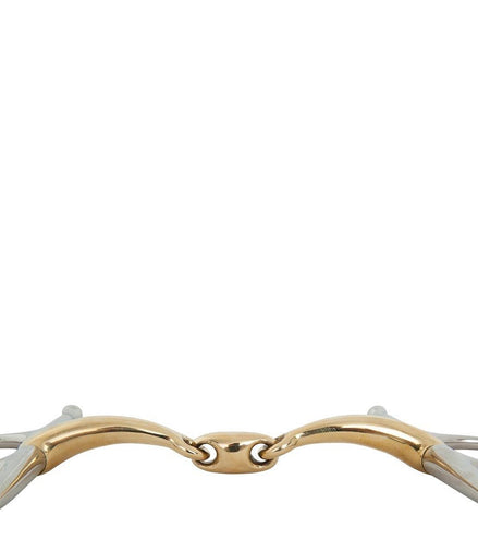 BR Dubbel gebroken kneveltrens Soft Contact Bus, D, Eggbutt,... - Maddelin Equestrian BR